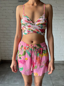 Rococo Sand | Rue Crop Top | Pink