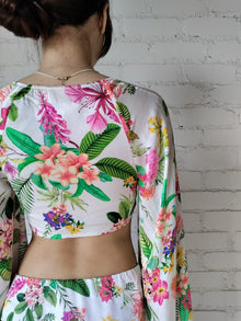 Rococo Sand | Rue Floral Top | White Multi
