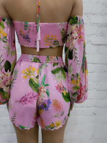Rococo Sand | Rue Drawstring Waist Shorts | Pink