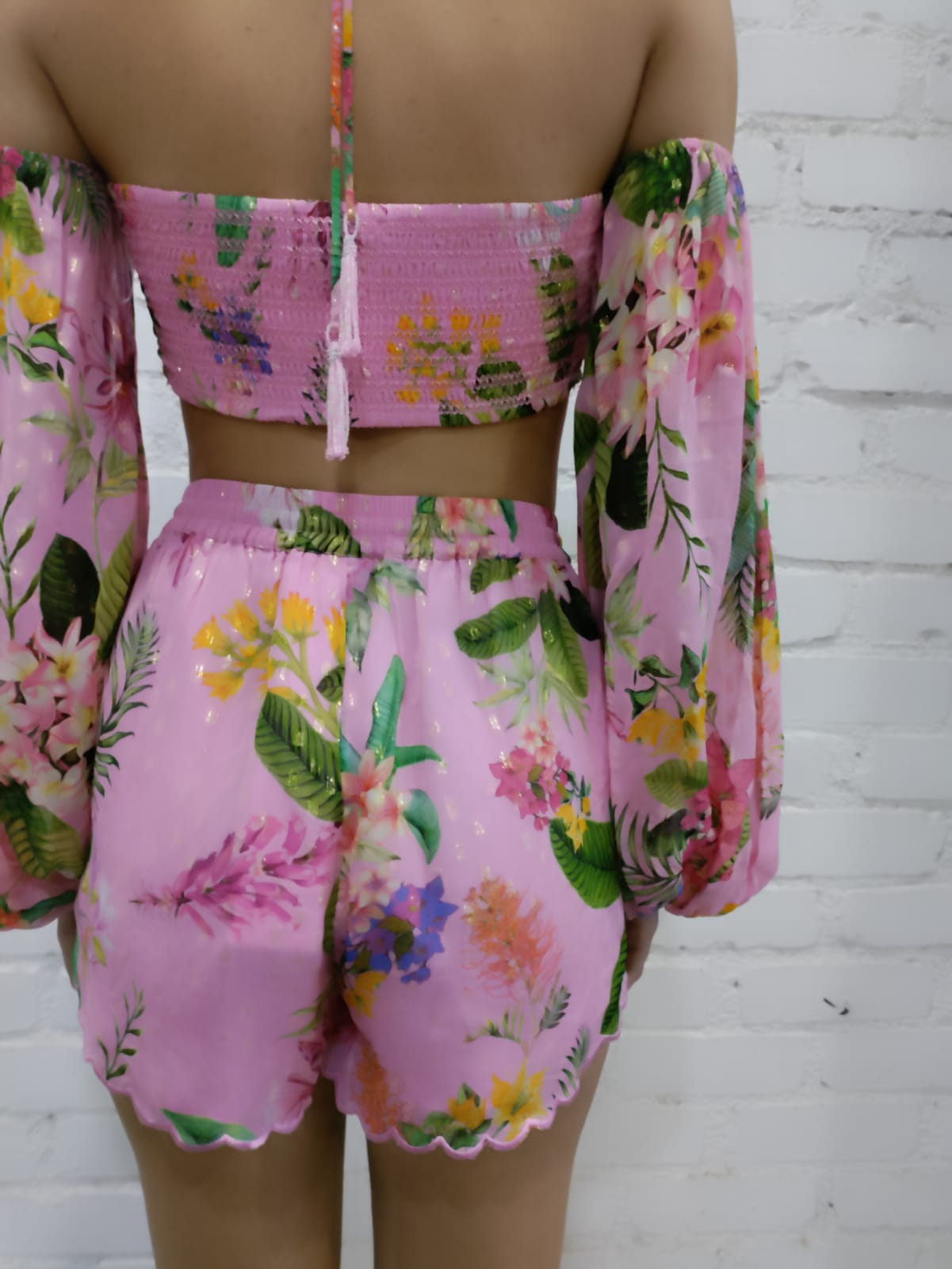 Rococo Sand | Rue Drawstring Waist Shorts | Pink