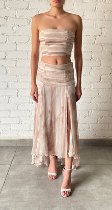 Rococo Sand | Ryan High Low Skirt | Light Brown