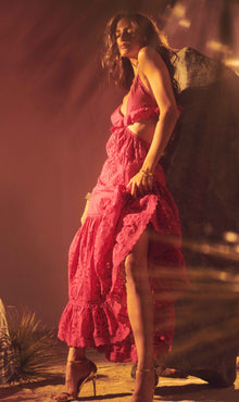 Rococo Sand | Sasha Long Dress | Pink