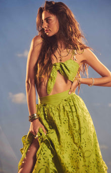 Rococo Sand | Sasha Bandeau | Apple Green