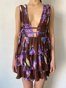 Rococo Sand | Shay Short Dress | Brown Multi