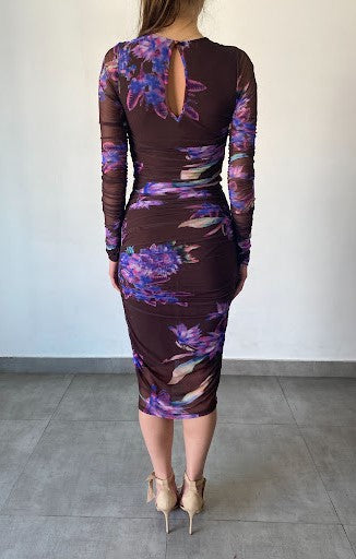 Rococo Sand | Shay Midi Dress | Brown