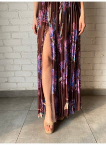 Rococo Sand | Shay Sleeveless Long Dress | Brown