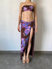 Rococo Sand | Shay Floral Bandeau | Brown