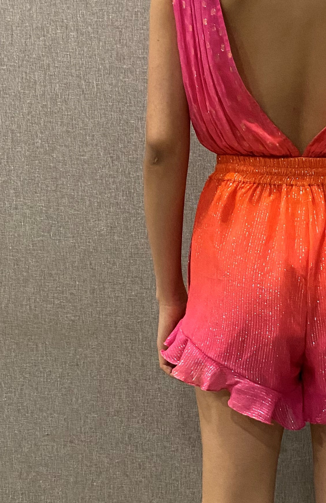 Rococo Sand | Skye Shorts | Pink/Orange