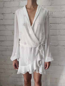 Rococo Sand | Stellar Short Dress | White