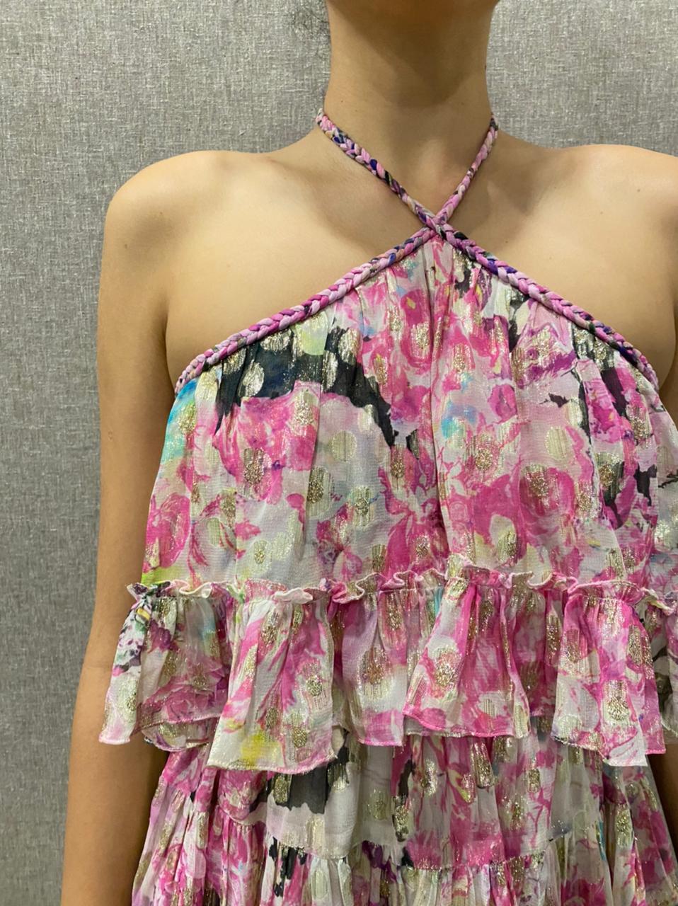 Rococo Sand | Tessa Short Dress | Pink Multi