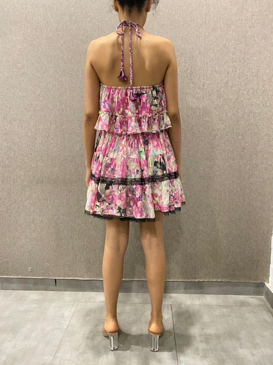 Rococo Sand | Tessa Short Dress | Pink Multi