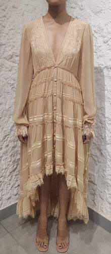Rococo Sand | True High Low Dress | Nude