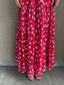 Rococo Sand | Vega V-Neck Sleeveless Long Dress | Pink