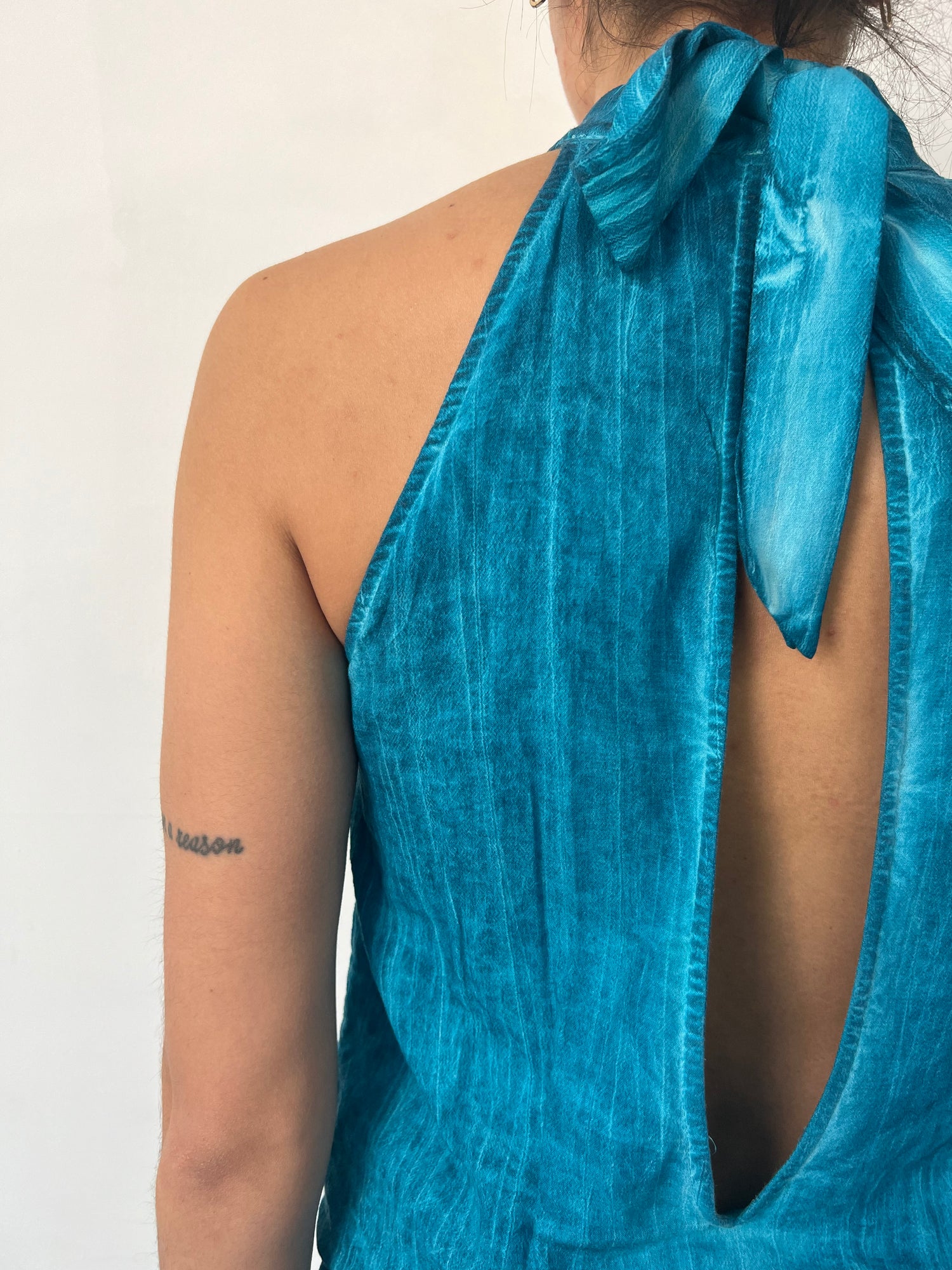 Rococo Sand | Vita Mini Dress | Teal