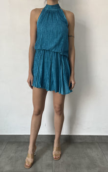 Rococo Sand | Vita Mini Dress | Teal