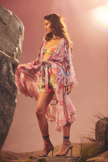 Rococo Sand | Zazu Cape | Pink Multi