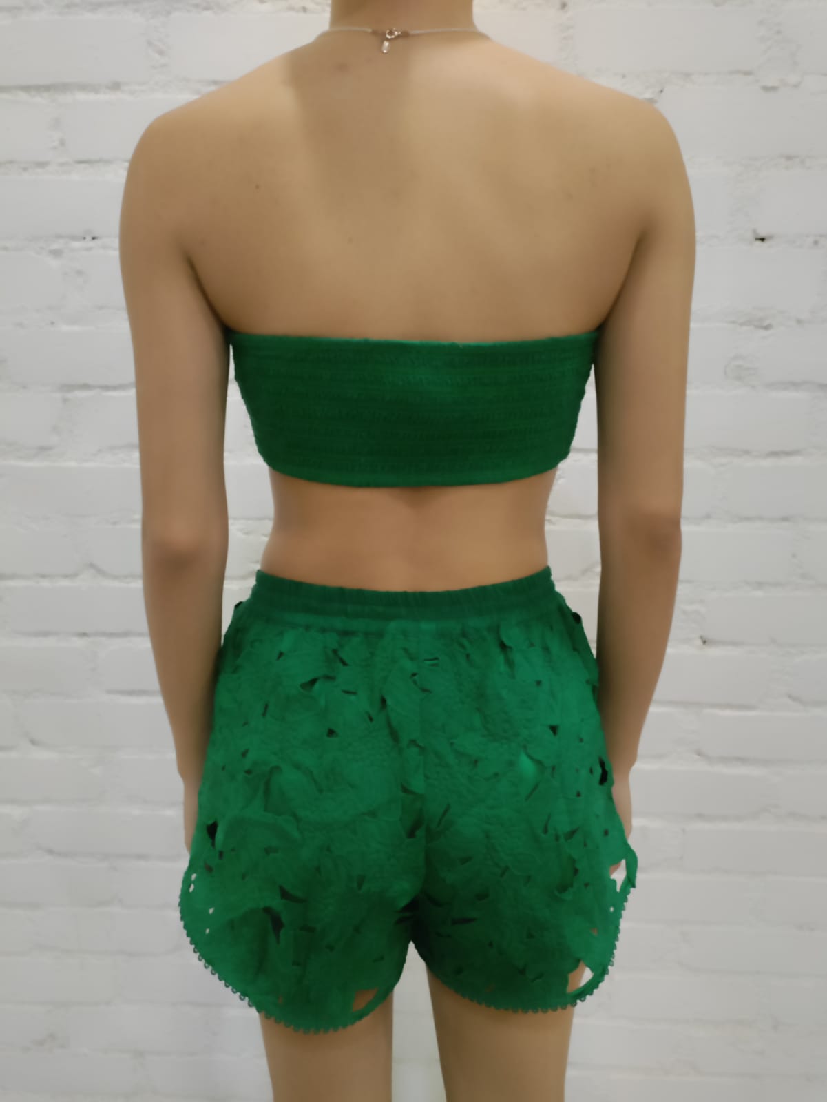 Rococo Sand | Zena Shorts | Green
