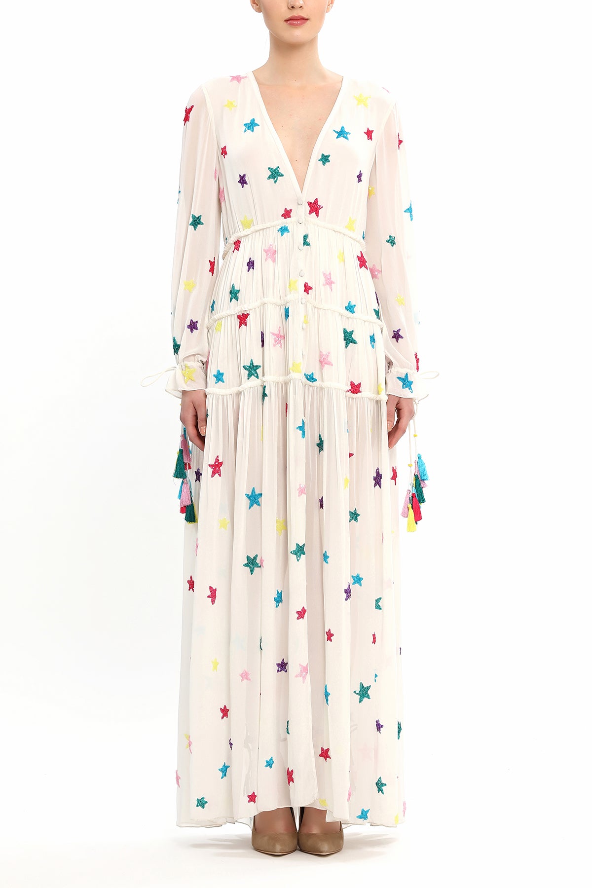 Rococo Sand | Stella Long Dress | Multicolor