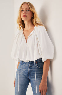 Cotton Bubble Top | Milk