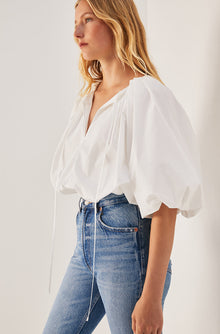 Cotton Bubble Top | Milk