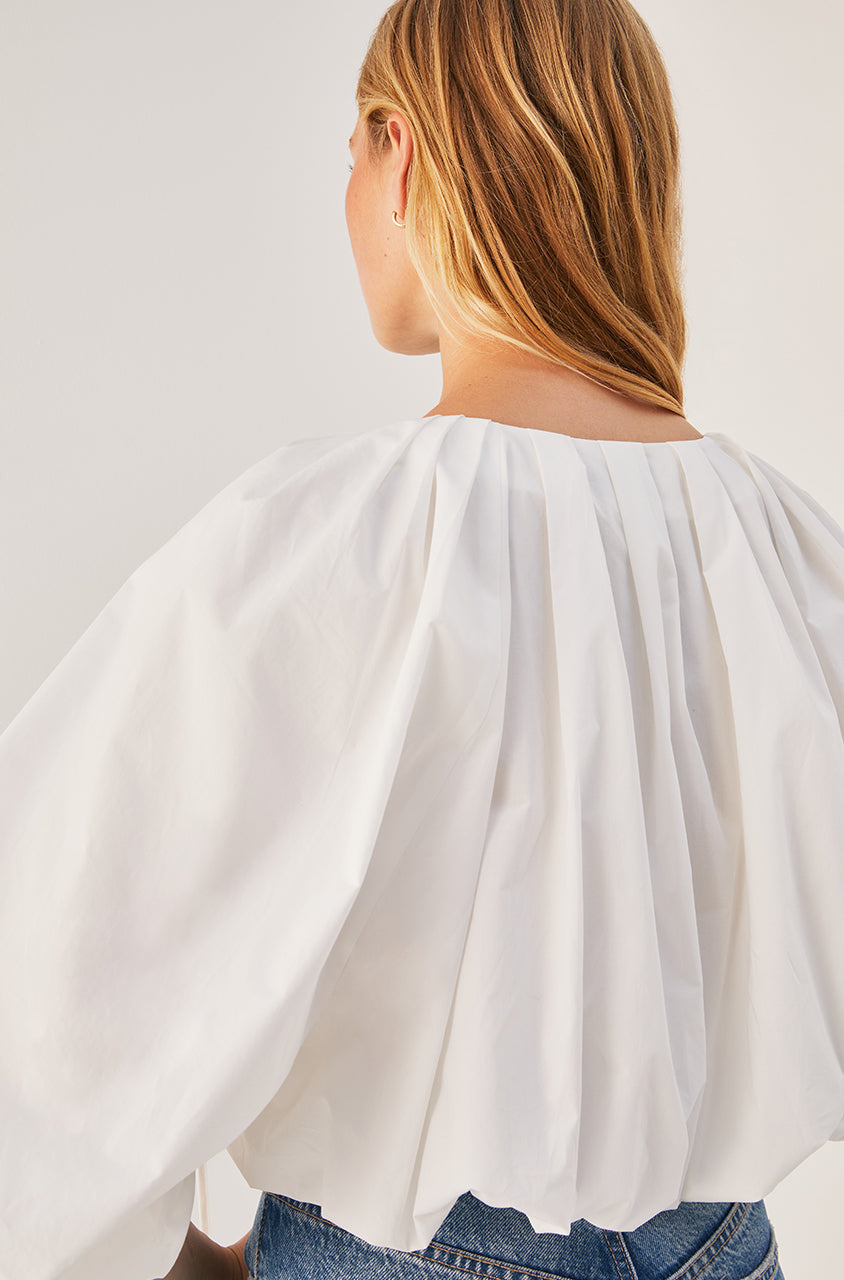 Cotton Bubble Top | Milk