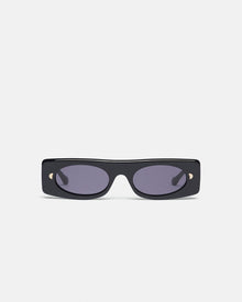 Unisex | Ruthie Bio-Plastic Visor Sunglasses | Black