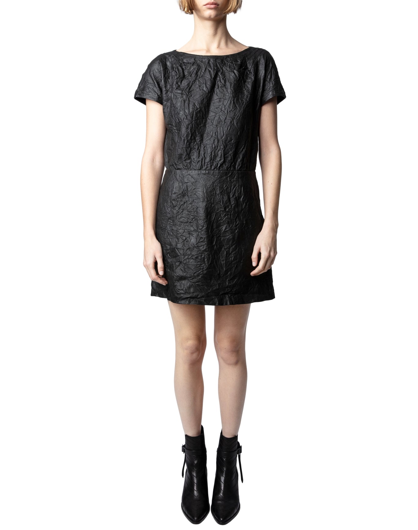 Women | Rexa Cuir Froisse | Noir