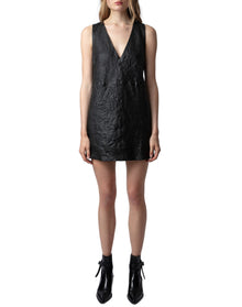 Women | Rasha Cuir Froisse | Noir