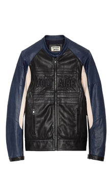 Late Cuir Biker  | Black