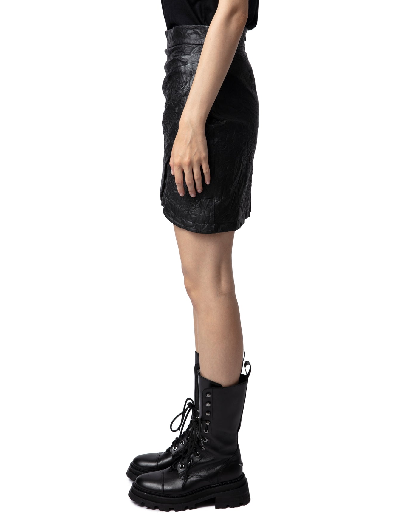 Women | Julipe Cuir Froisse | Noir