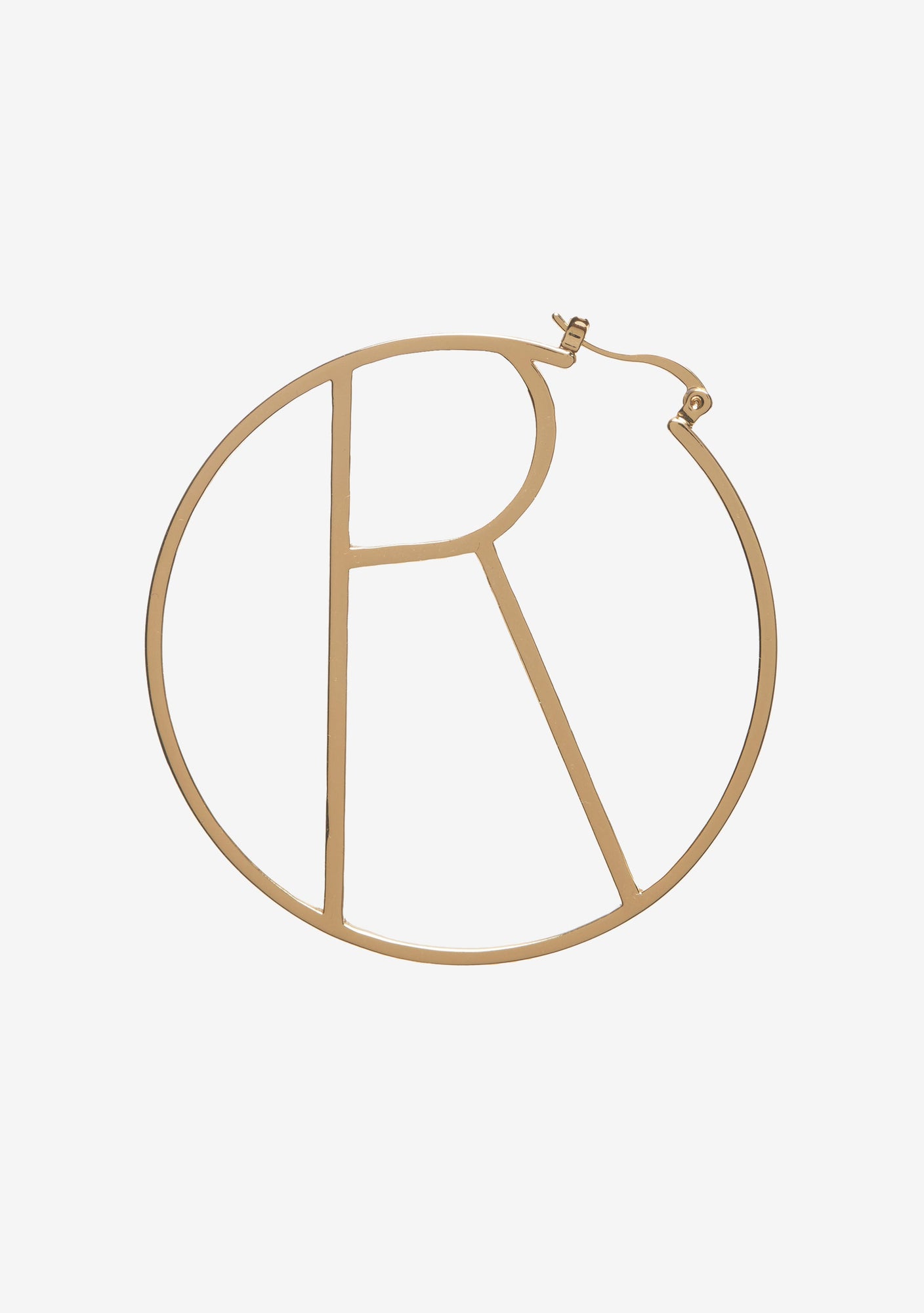 Hoop Letter Earring - Retrofete