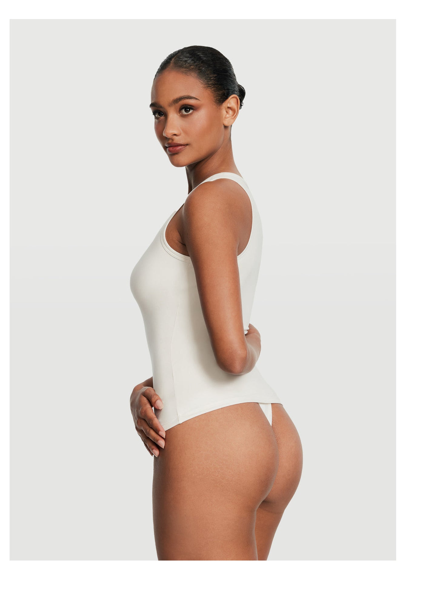 Racerback Tank Top | White