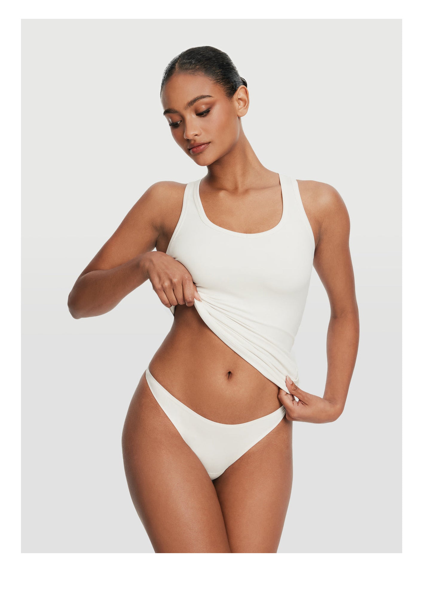 Racerback Tank Top | White