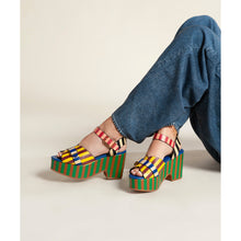 Raf Chunky Platform Sandal | Stripe Multi