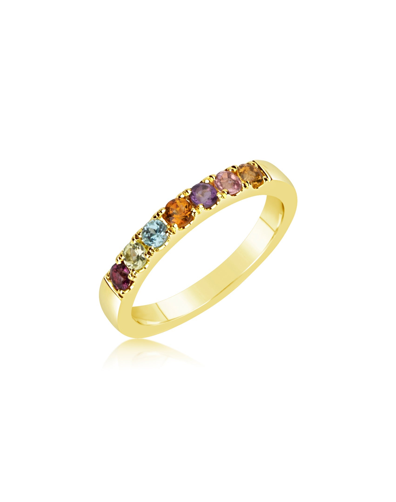 Rainbow Ring | 14kt Yellow Gold