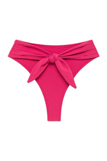 Paula Tie Up Bikini Bottom | Raspberry