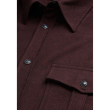 Red Shirt With Classic Collar | Men | Burgundy