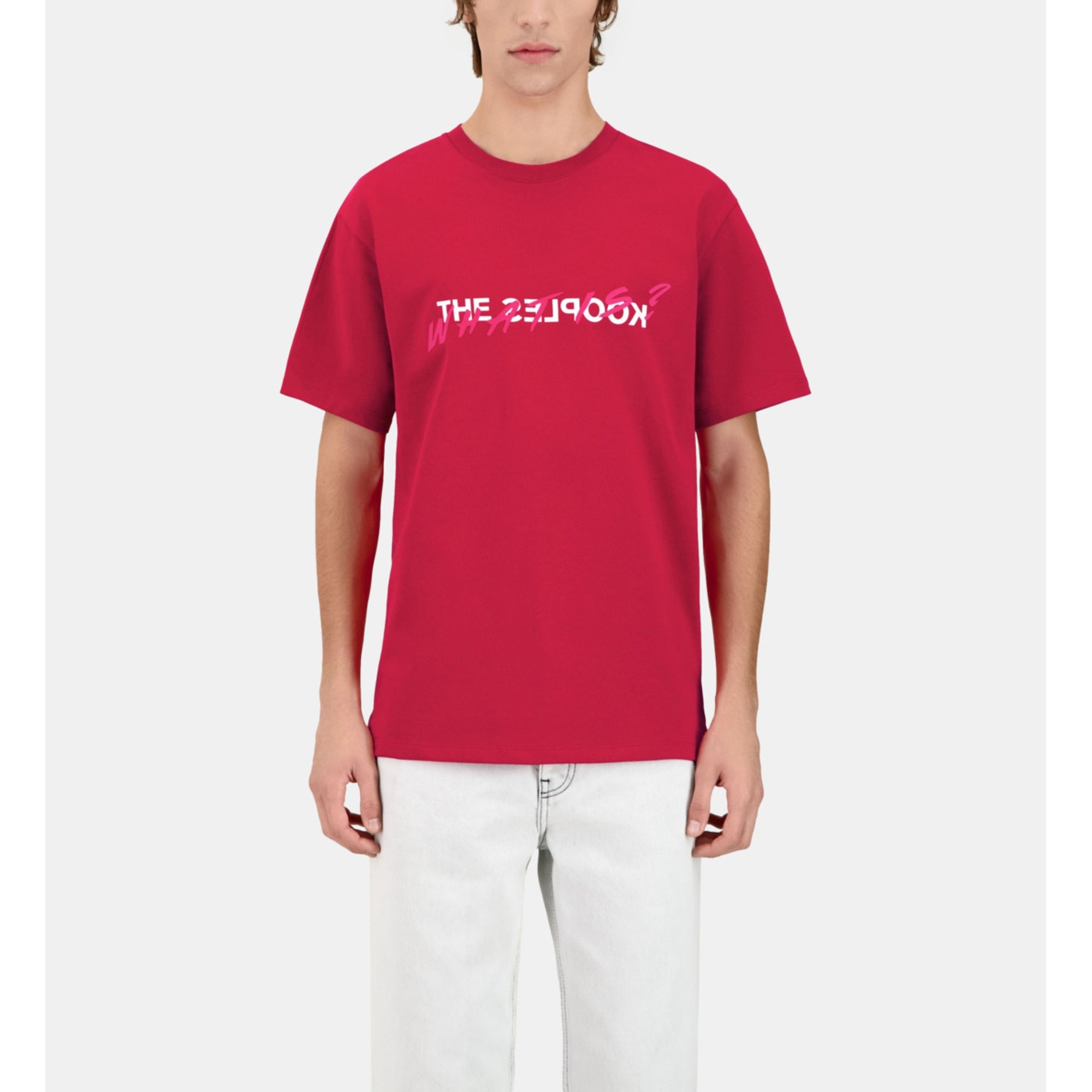 Red What Is T-Shirt | Men | Cherry