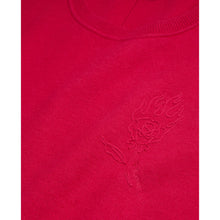 Red Wool-Blend Sweater With Embroidery | Men | Cherry