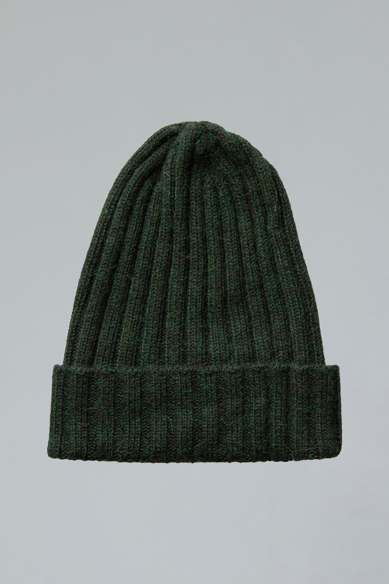 Ribbed Beanie | Green Envy