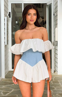 Romi Playsuit | Denim