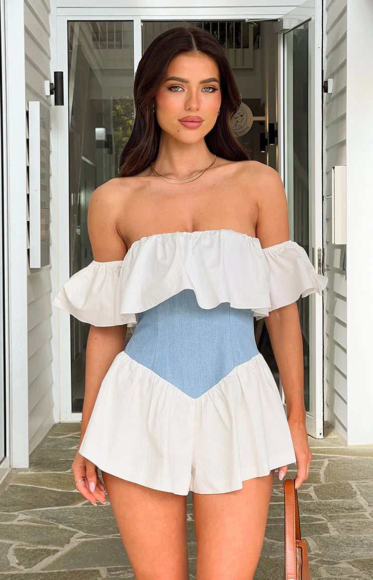 Romi Playsuit | Denim