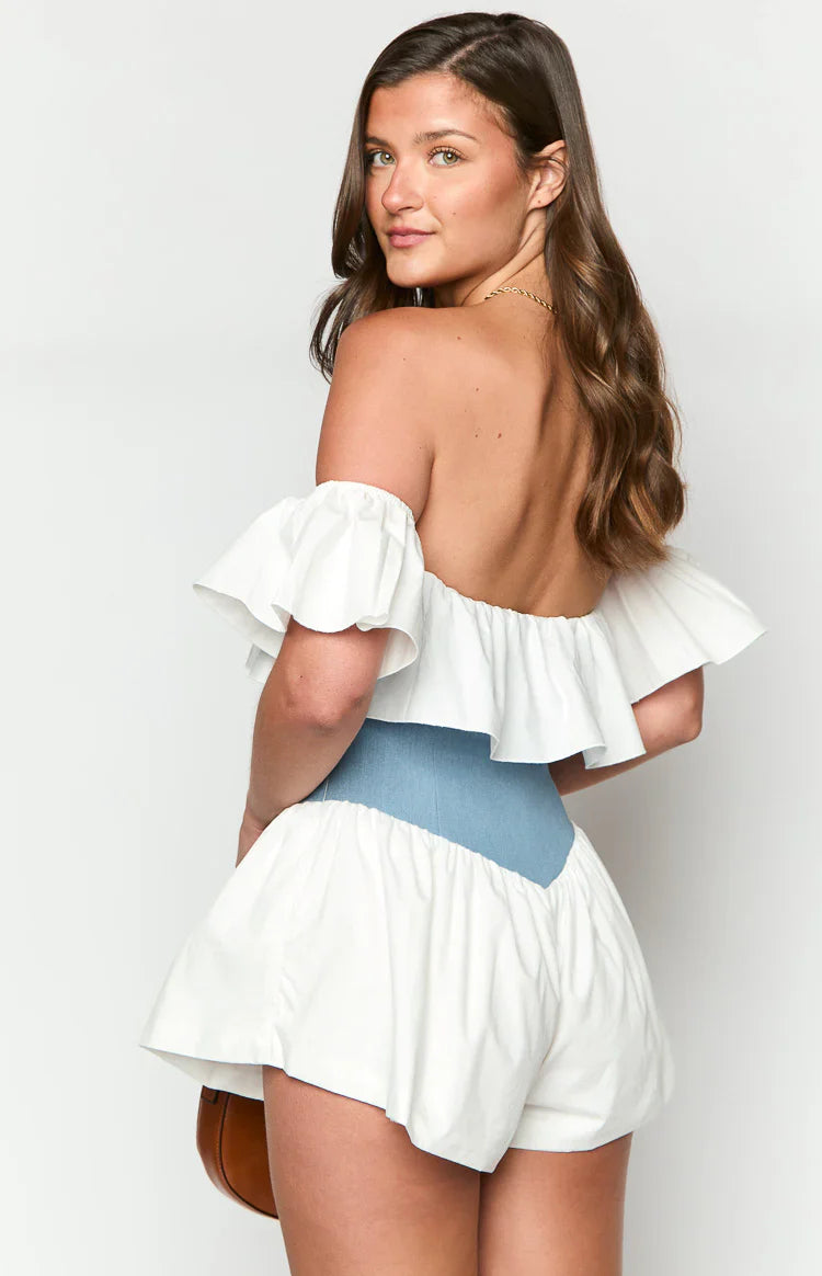 Romi Playsuit | Denim