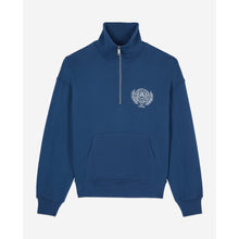 Royal Blue Sweatshirt With Blazon Serigraphy | Men | Middle Navy