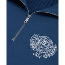 Royal Blue Sweatshirt With Blazon Serigraphy | Men | Middle Navy