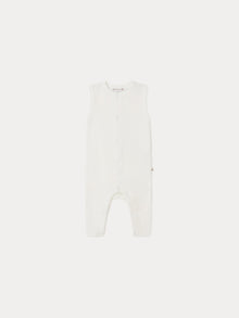 Unisex | Lino Overalls | Milk White