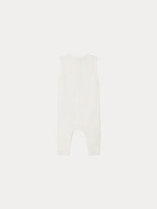Unisex | Lino Overalls | Milk White
