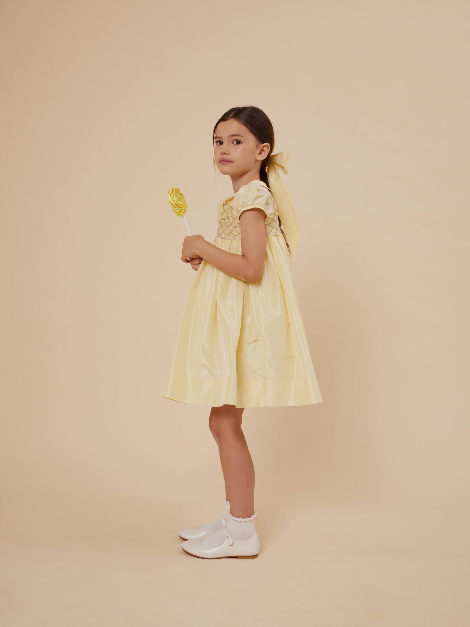 Girl | Terrie Special Occasion Dress Light Yellow | Banana