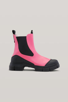 Recycled Rubber City Boot | Shocking Pink