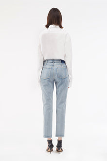Zippered Denim Pant | Indigo